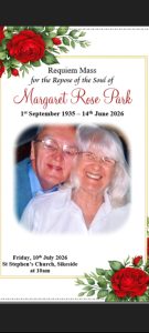 Mrs Margaret Rose Park